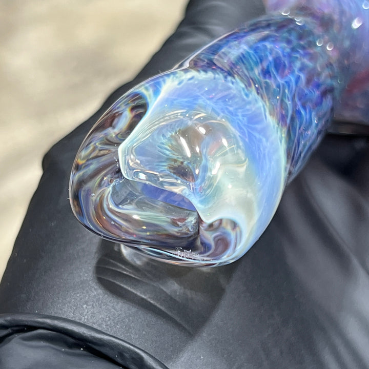 Purple Nebula Space Dust Pipe Glass Pipe Tako Glass   