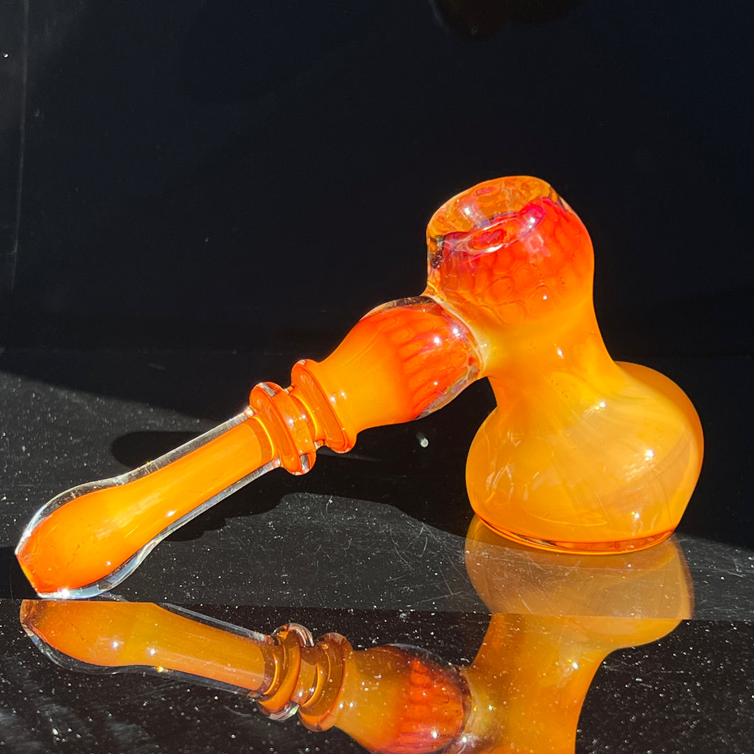 Honey Honeycomb Bubbler Glass Pipe TG   