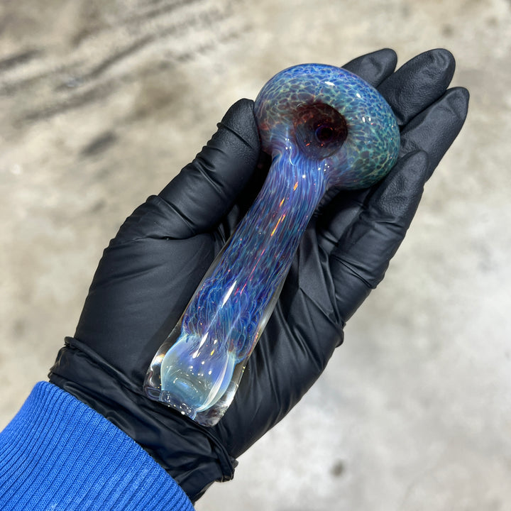 Purple Nebula Space Dust Pipe Glass Pipe Tako Glass   