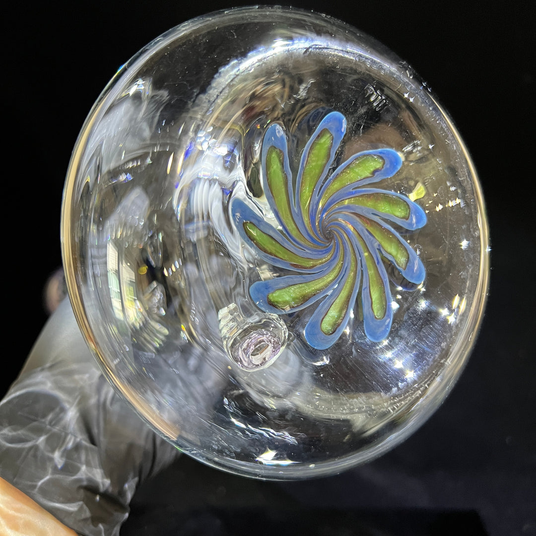 15" Mushroom Swirl Beaker Bong Glass Pipe Mary Jane's Glass   