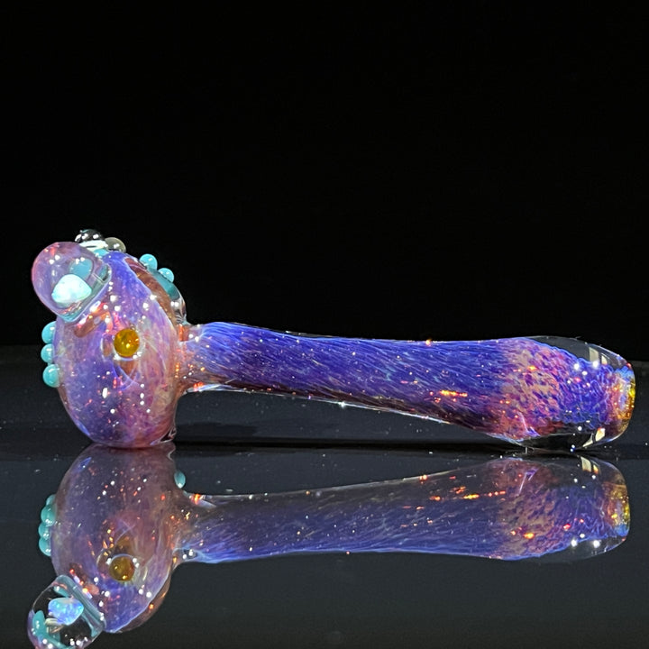 Purple Opal Frog Spoon Glass Pipe Beezy Glass