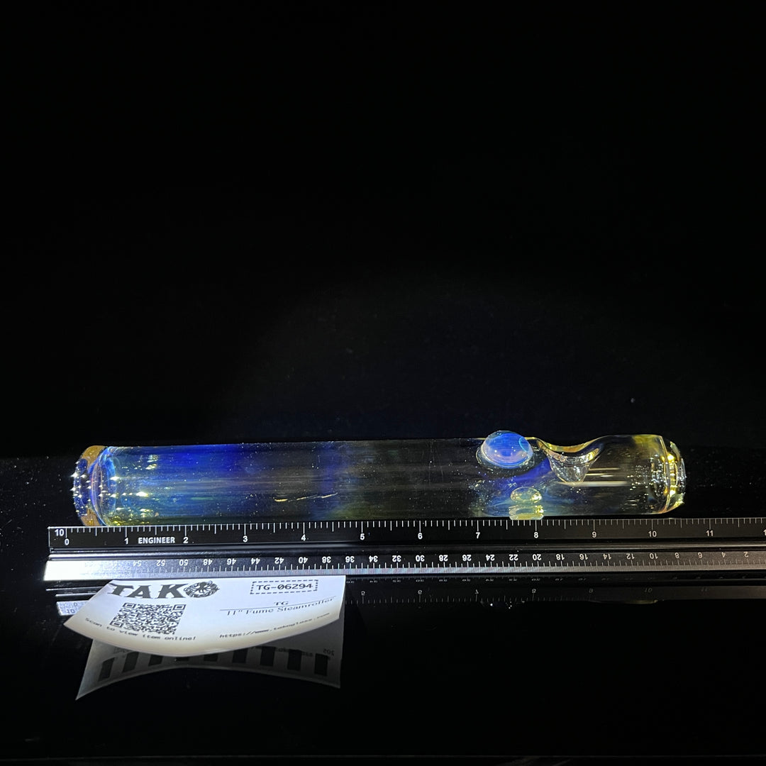 11" Fume Steamroller Glass Pipe TG   