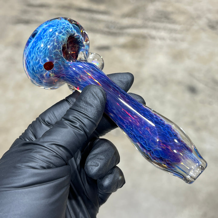 Large Purple Nebula Opal Pipe Glass Pipe Tako Glass   