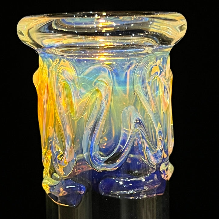 12" Ripple Fume Beaker Bong Glass Pipe TG   