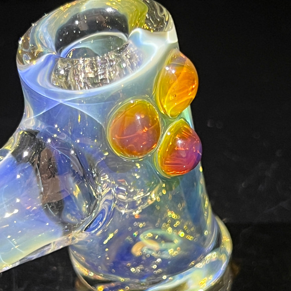 Silver Fumed Hash Hammer Glass Pipe KOP Glass   