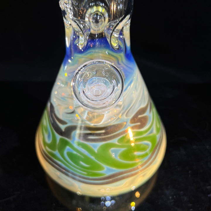 15" Fumed Twist Beaker Bong Glass Pipe Mary Jane's Glass   