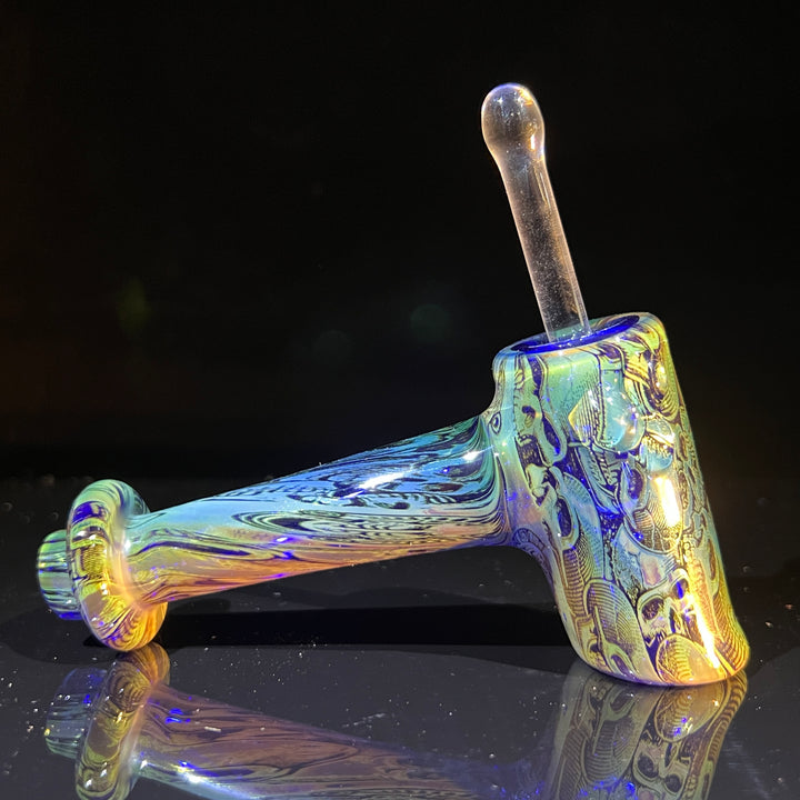 Fumed Skulls Hash Hammer Glass Pipe KOP Glass   