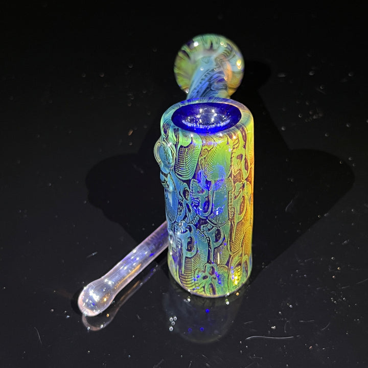 Fumed Skulls Hash Hammer Glass Pipe KOP Glass   