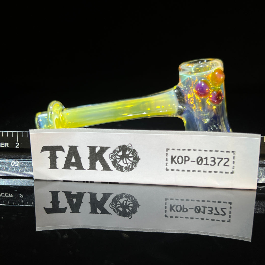 Silver Fumed Hash Hammer Glass Pipe KOP Glass   