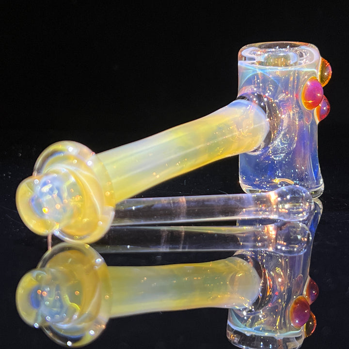 Silver Fumed Hash Hammer Glass Pipe KOP Glass   