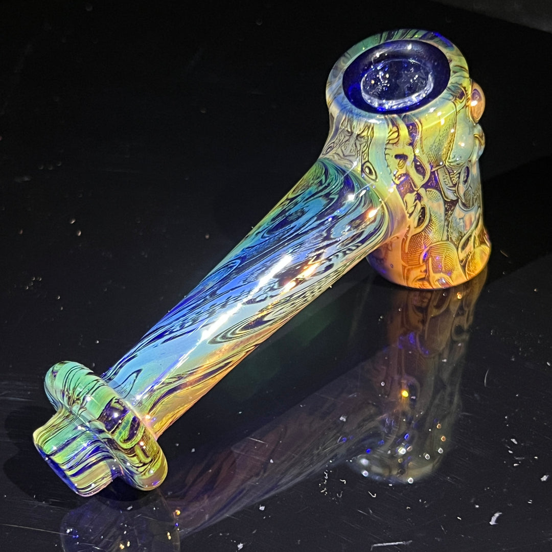 Fumed Skulls Hash Hammer Glass Pipe KOP Glass   