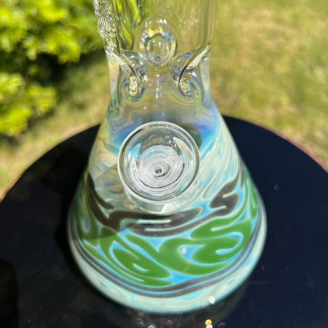 15" Fumed Twist Beaker Bong Glass Pipe Mary Jane's Glass   