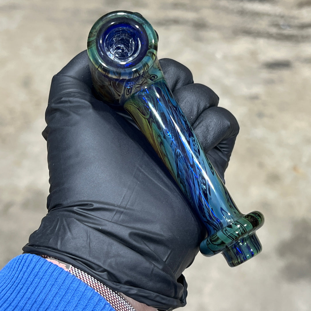 Fumed Skulls Hash Hammer Glass Pipe KOP Glass   