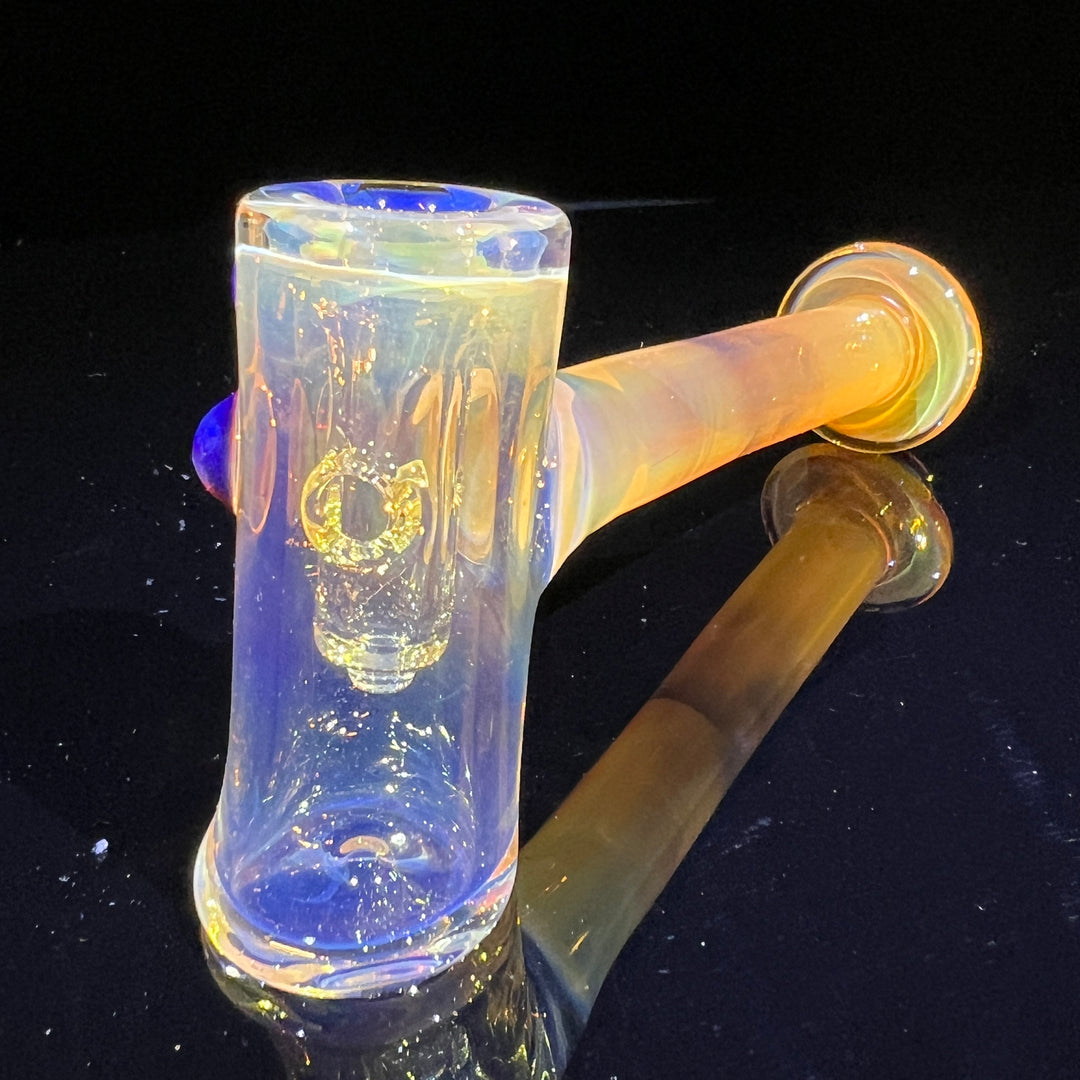 Silver Fumed Hash Hammer Glass Pipe KOP Glass   