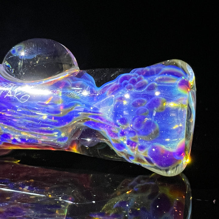 Purple Nebula Chillum Glass Pipe Tako Glass   