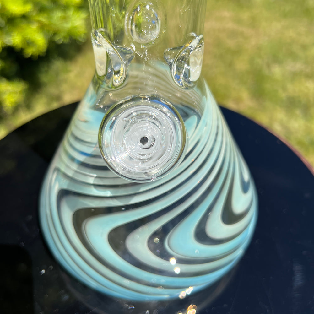 15" Fumed Twist Beaker Bong Glass Pipe Mary Jane's Glass   