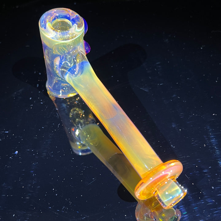 Silver Fumed Hash Hammer Glass Pipe KOP Glass   