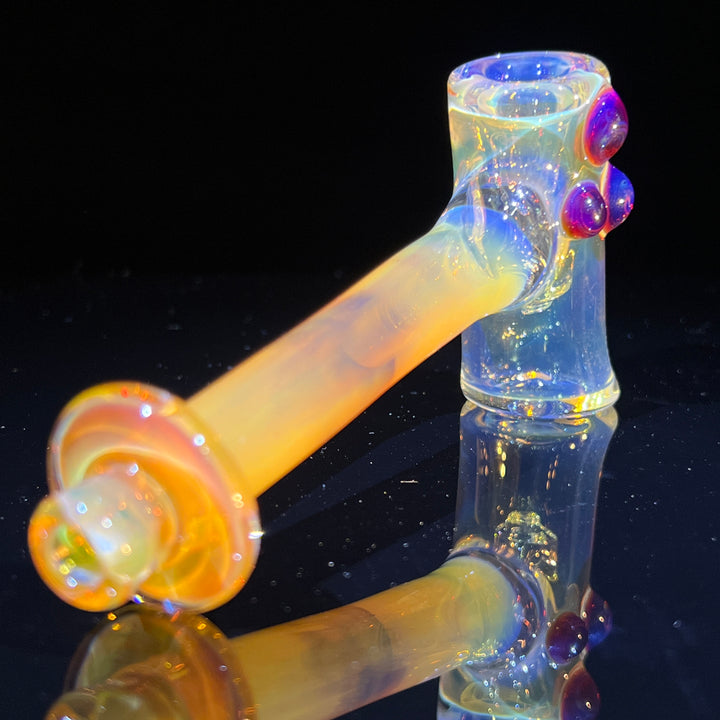 Silver Fumed Hash Hammer Glass Pipe KOP Glass   