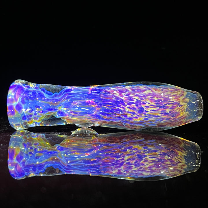 Purple Nebula Chillum Glass Pipe Tako Glass   