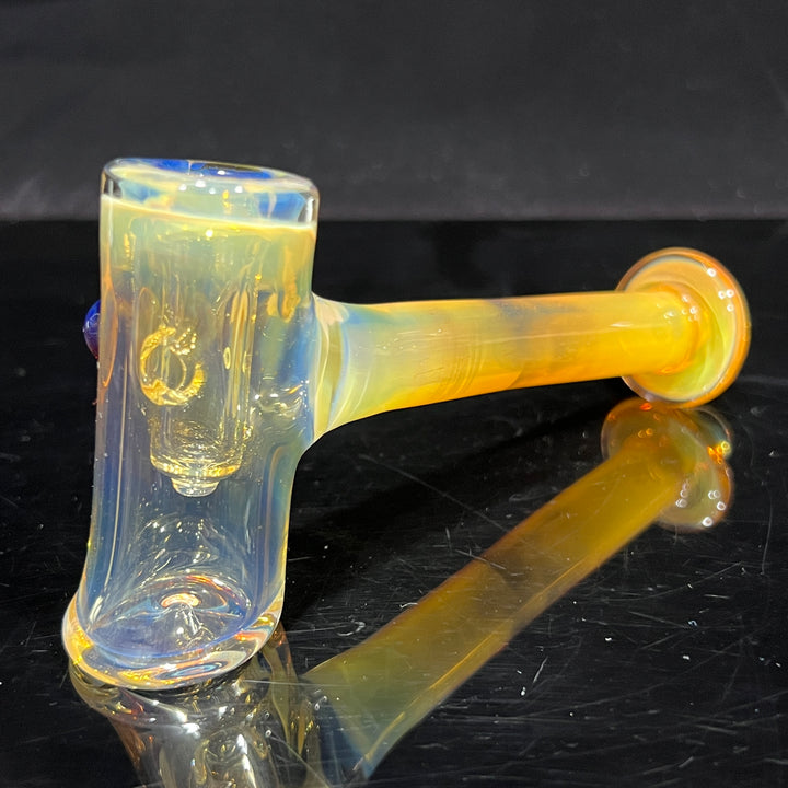 Silver Fumed Hash Hammer Glass Pipe KOP Glass   