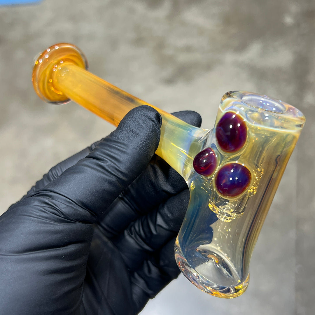 Silver Fumed Hash Hammer Glass Pipe KOP Glass   