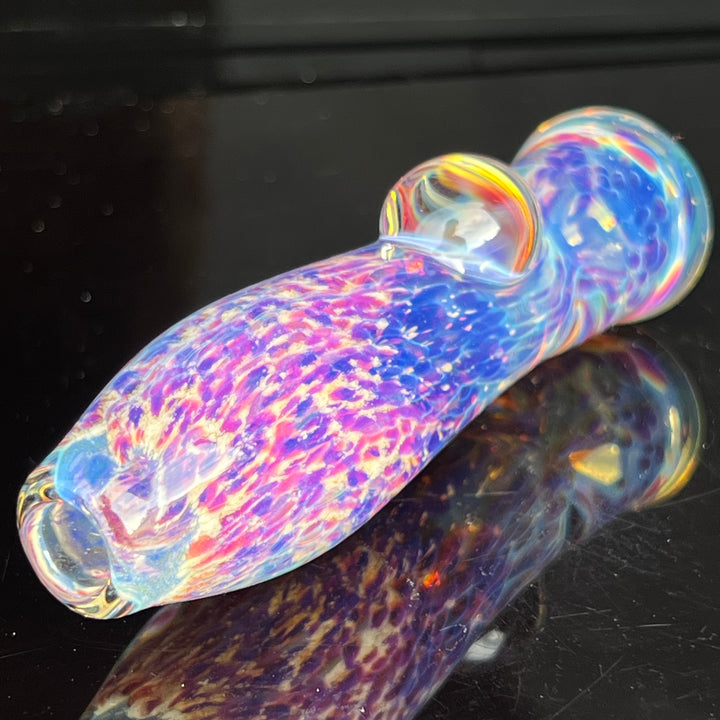 Purple Nebula Chillum Glass Pipe Tako Glass   