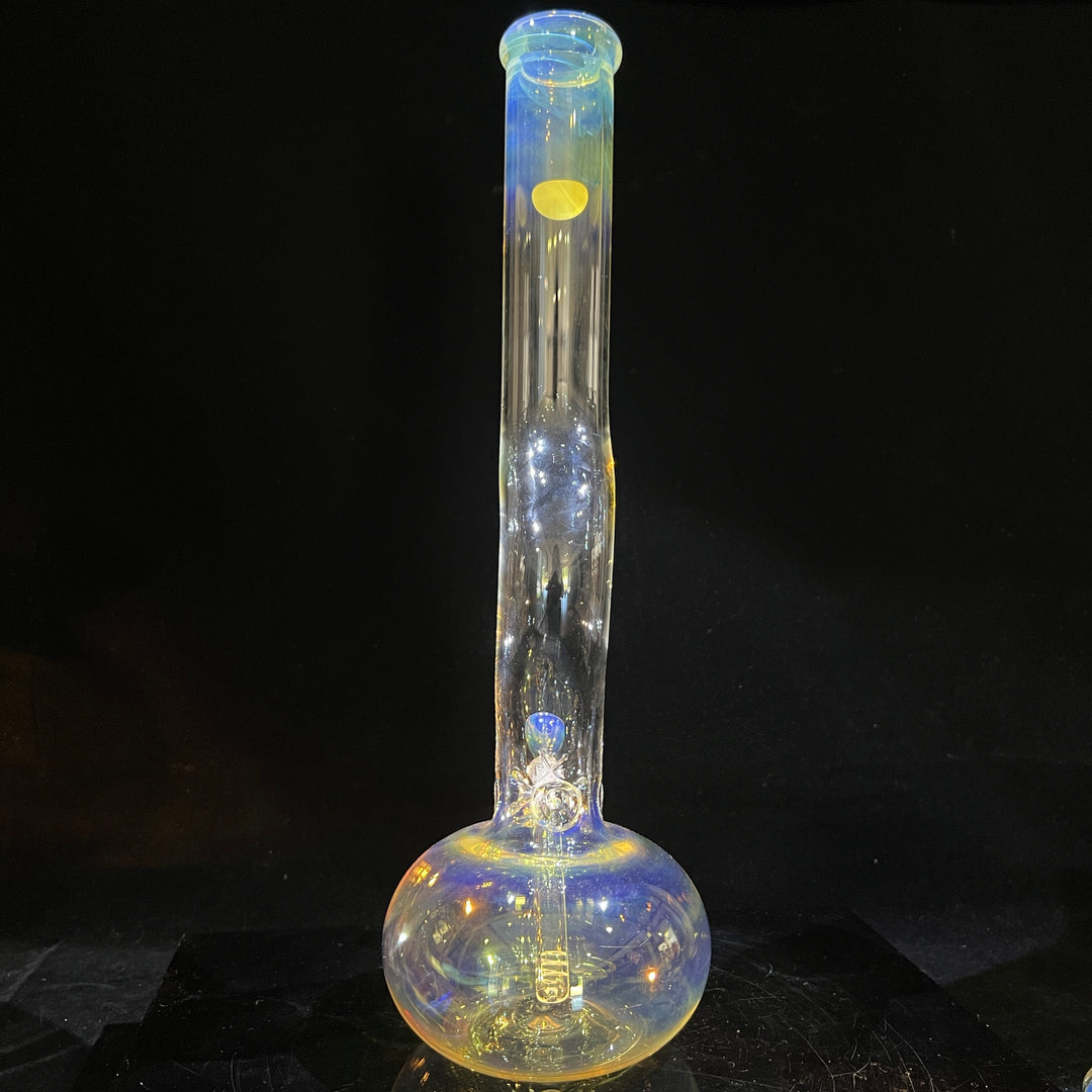 18" Fumed Zig Zag Bubble Bong Glass Pipe Mary Jane's Glass   