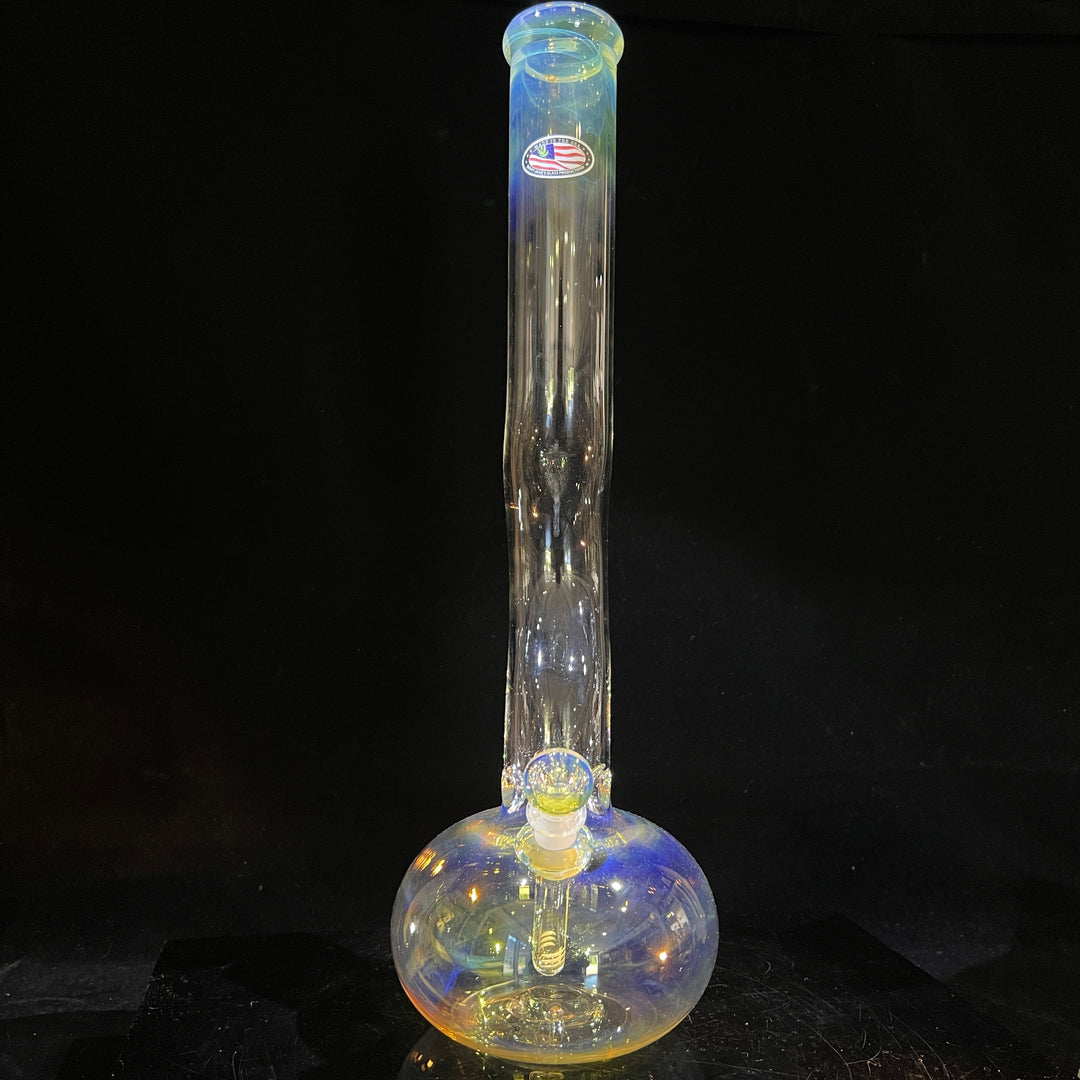 18" Fumed Zig Zag Bubble Bong Glass Pipe Mary Jane's Glass   