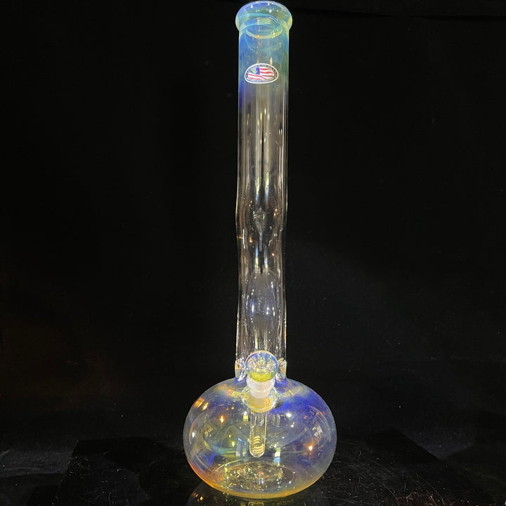 18" Fumed Zig Zag Bubble Bong Glass Pipe Mary Jane's Glass   