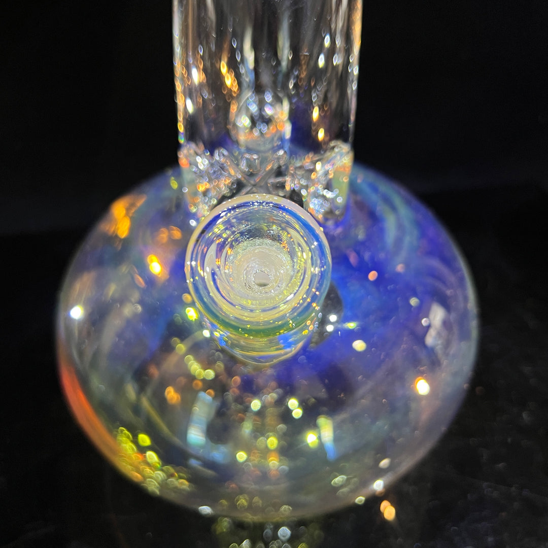 18" Fumed Zig Zag Bubble Bong Glass Pipe Mary Jane's Glass   