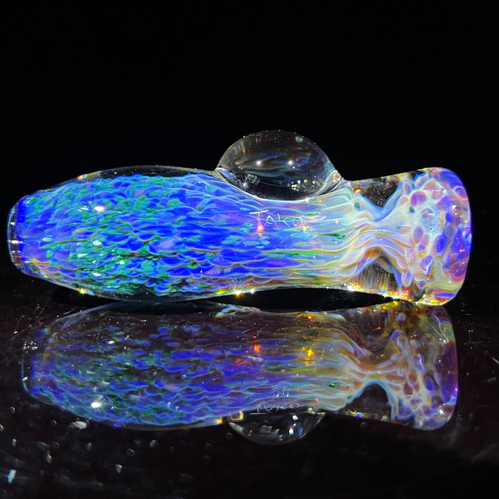 Purple Nebula Chillum Glass Pipe Tako Glass   