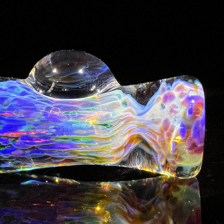 Purple Nebula Chillum Glass Pipe Tako Glass   