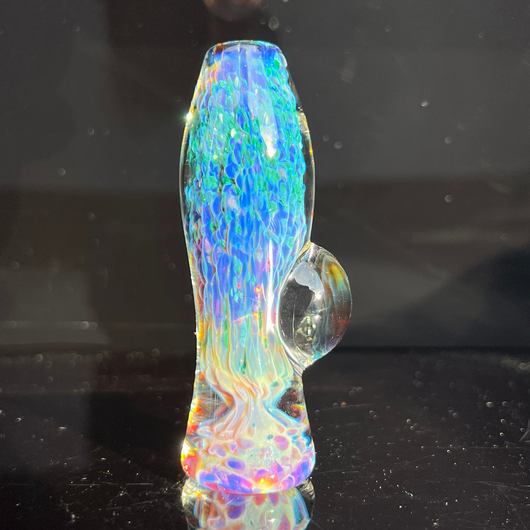 Purple Nebula Chillum Glass Pipe Tako Glass   