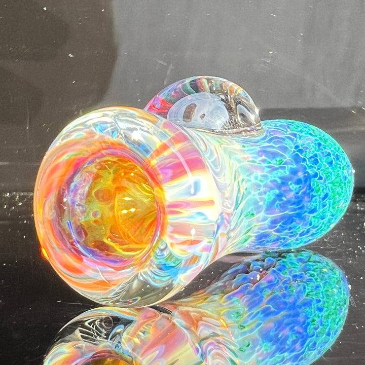 Purple Nebula Chillum Glass Pipe Tako Glass   