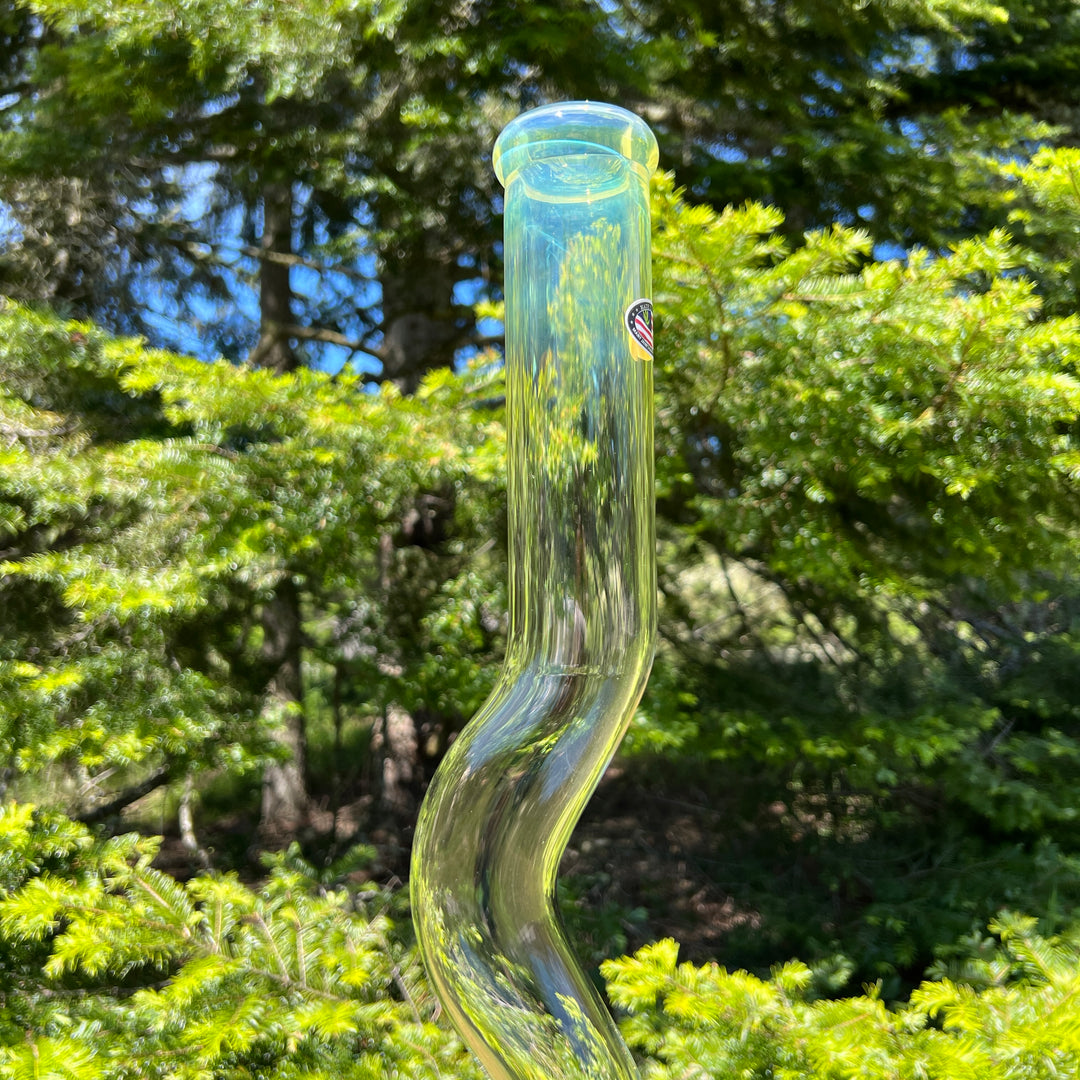 18" Fumed Zig Zag Bubble Bong Glass Pipe Mary Jane's Glass   