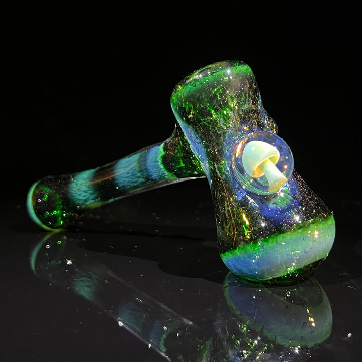 Experimental Jade Mushroom Hammer Glass Pipe Beezy Glass   