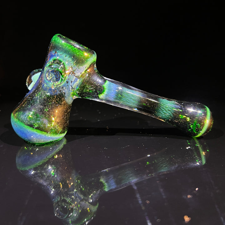 Experimental Jade Mushroom Hammer Glass Pipe Beezy Glass   