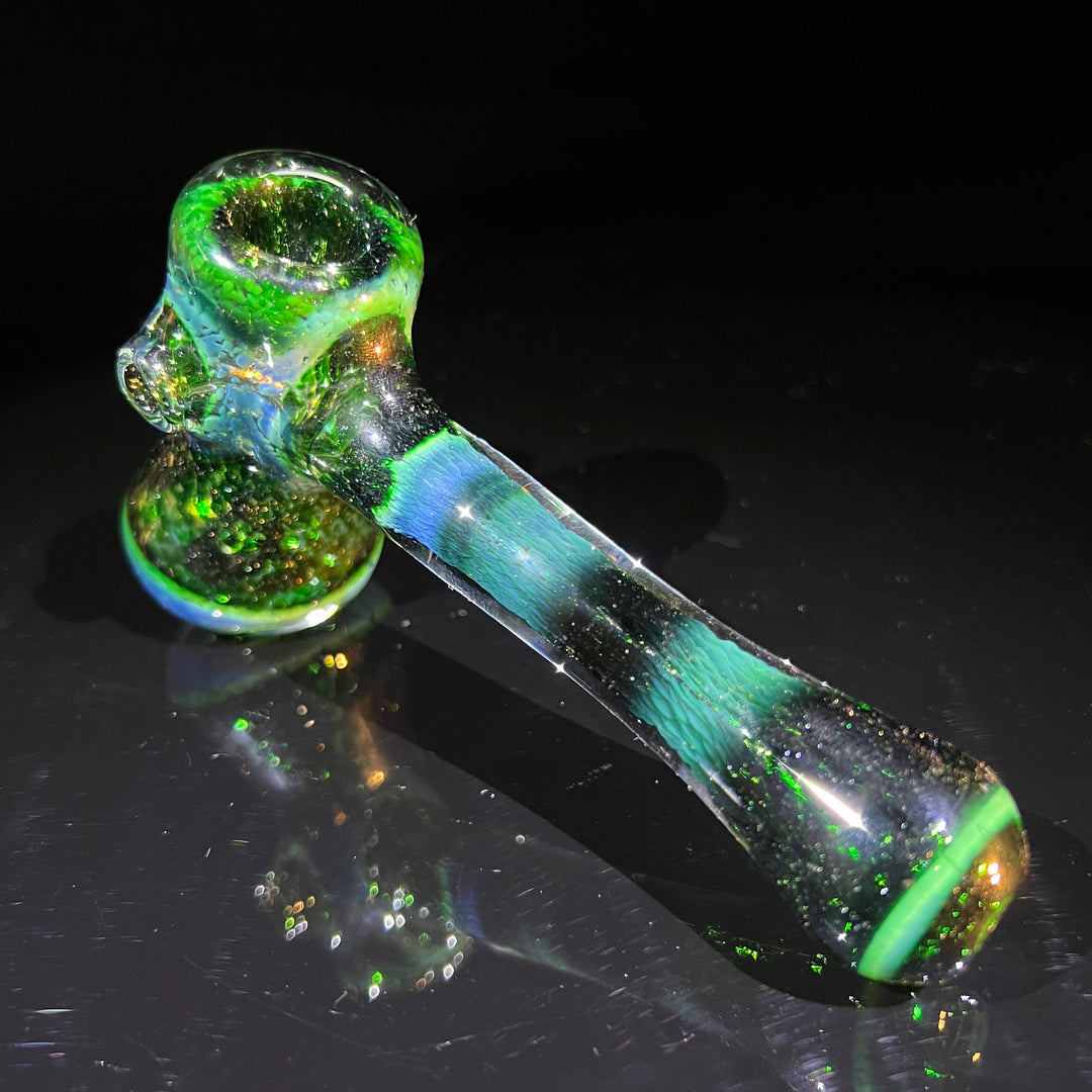 Experimental Jade Mushroom Hammer Glass Pipe Beezy Glass   