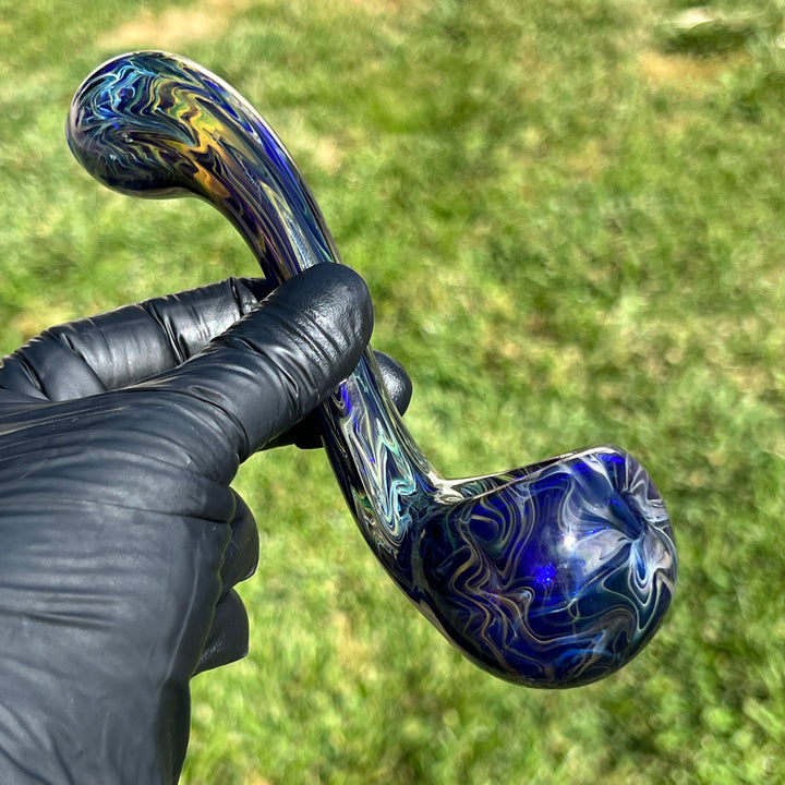 Shad Ryan Marble Sherlock Glass Pipe Shad Ryan   