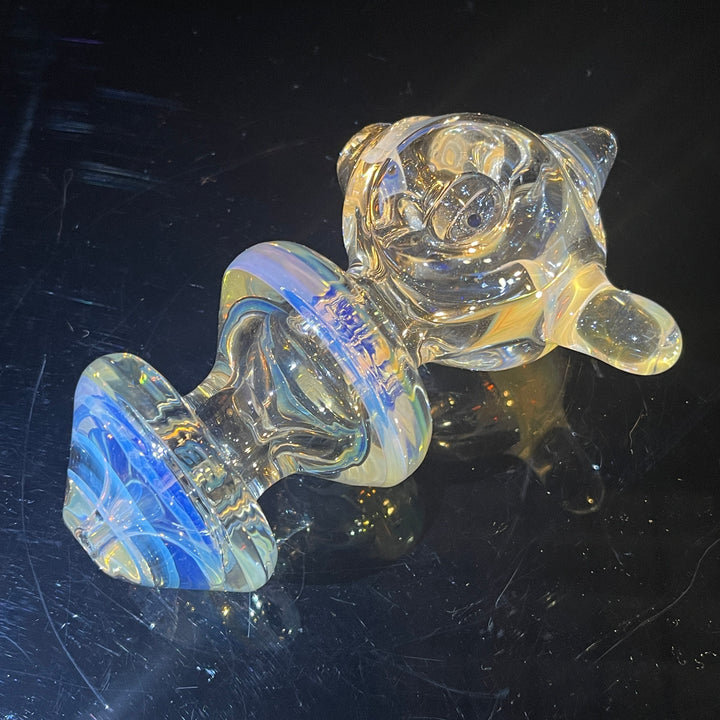 Ring Fumed Spoon Glass Pipe Sinister Designs   