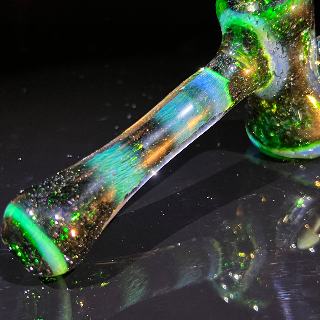 Experimental Jade Mushroom Hammer Glass Pipe Beezy Glass   