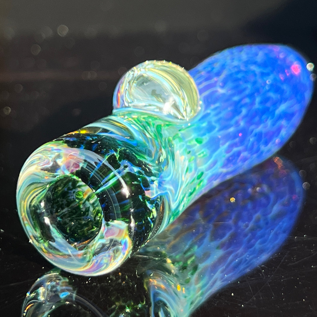 Purple Nebula Chillum Glass Pipe Tako Glass   