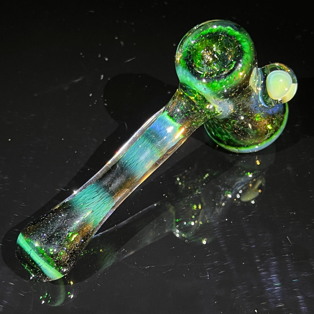 Experimental Jade Mushroom Hammer Glass Pipe Beezy Glass   