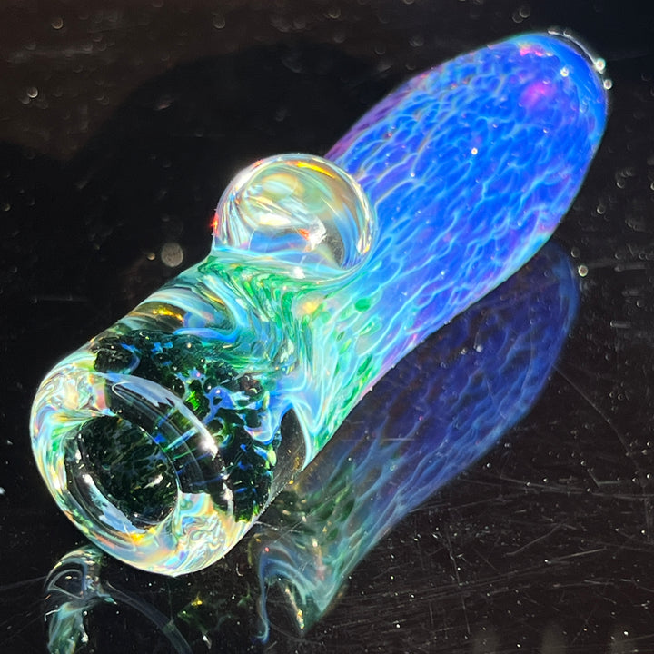 Purple Nebula Chillum Glass Pipe Tako Glass   