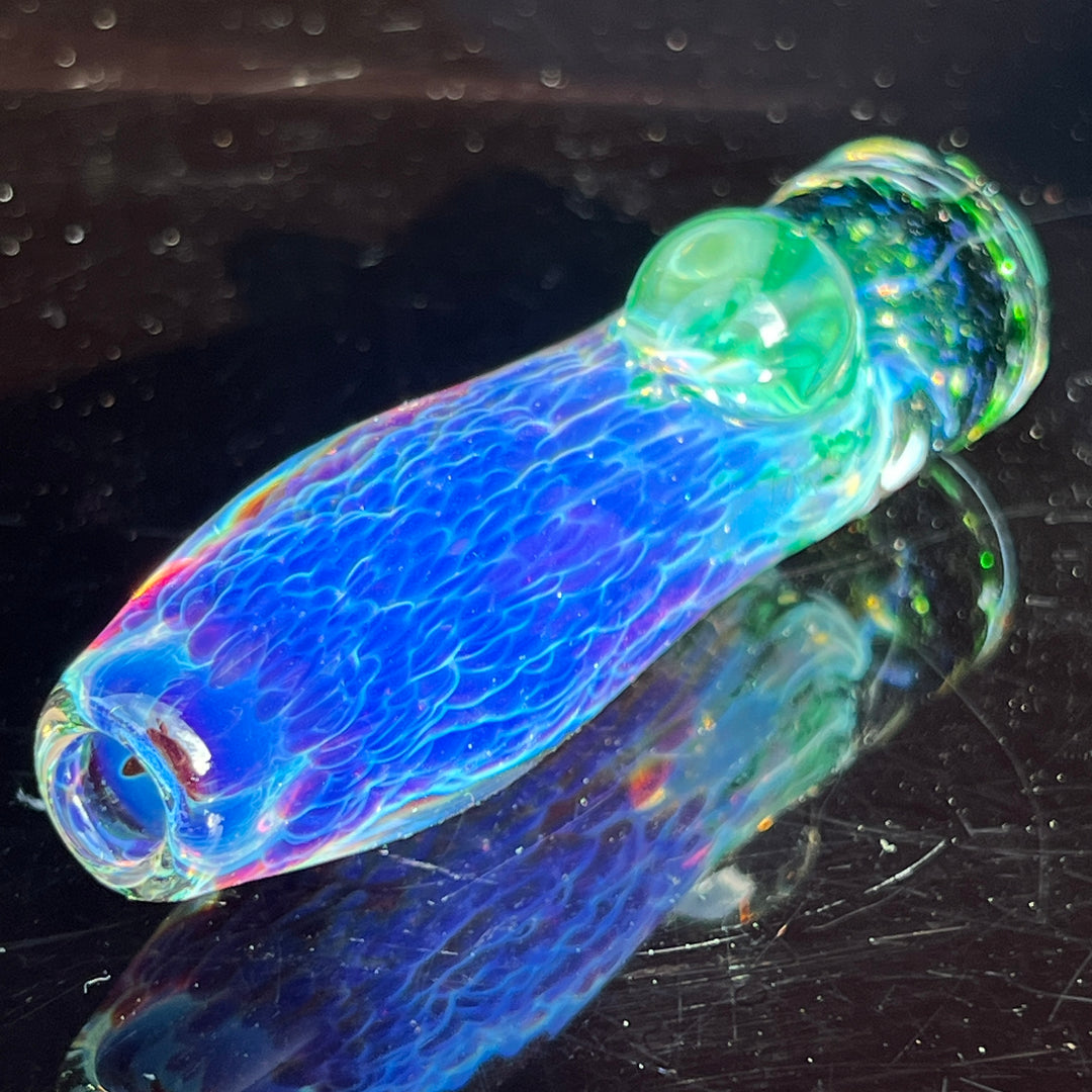 Purple Nebula Chillum Glass Pipe Tako Glass   