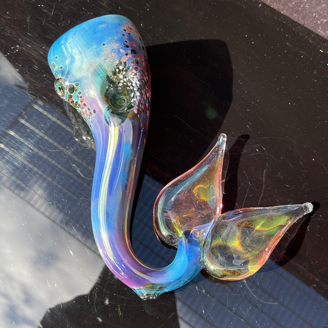 Mermaid Tail Pipe Glass Pipe Street Kitty Glass   