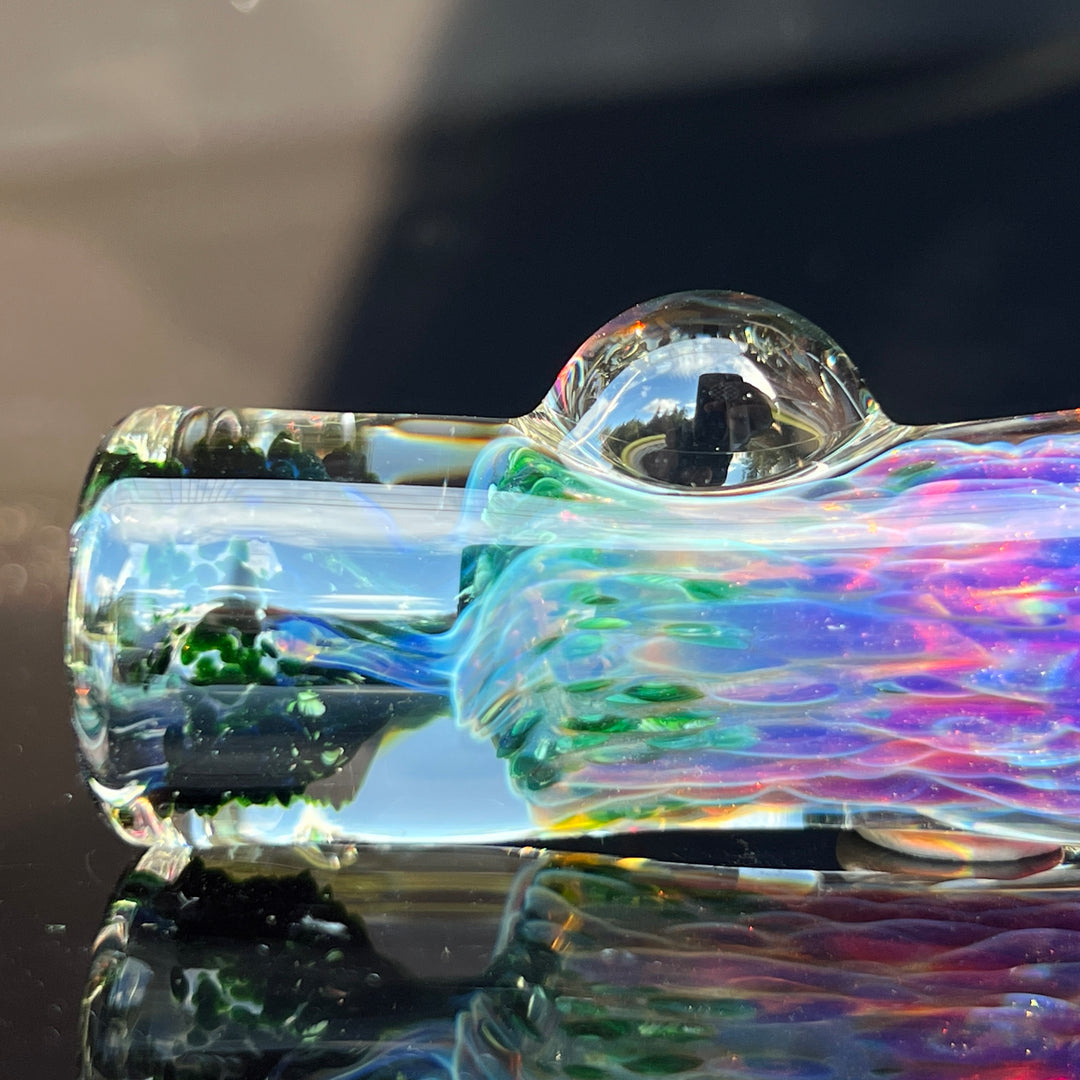 Purple Nebula Chillum Glass Pipe Tako Glass   