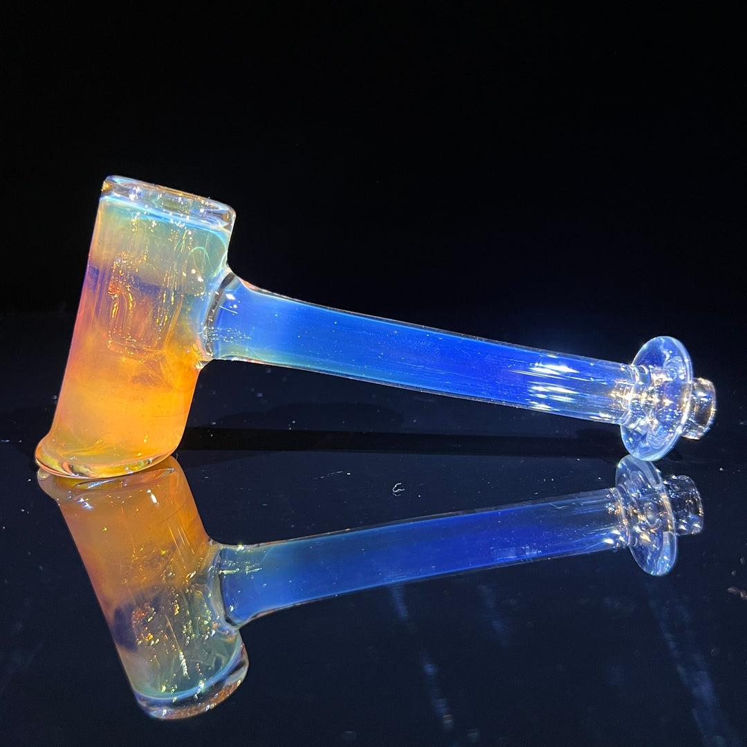 Silver Fumed Hash Hammer Glass Pipe KOP Glass   