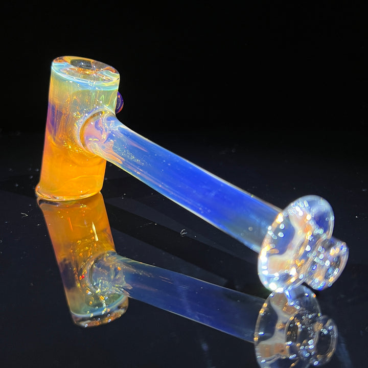 Silver Fumed Hash Hammer Glass Pipe KOP Glass   