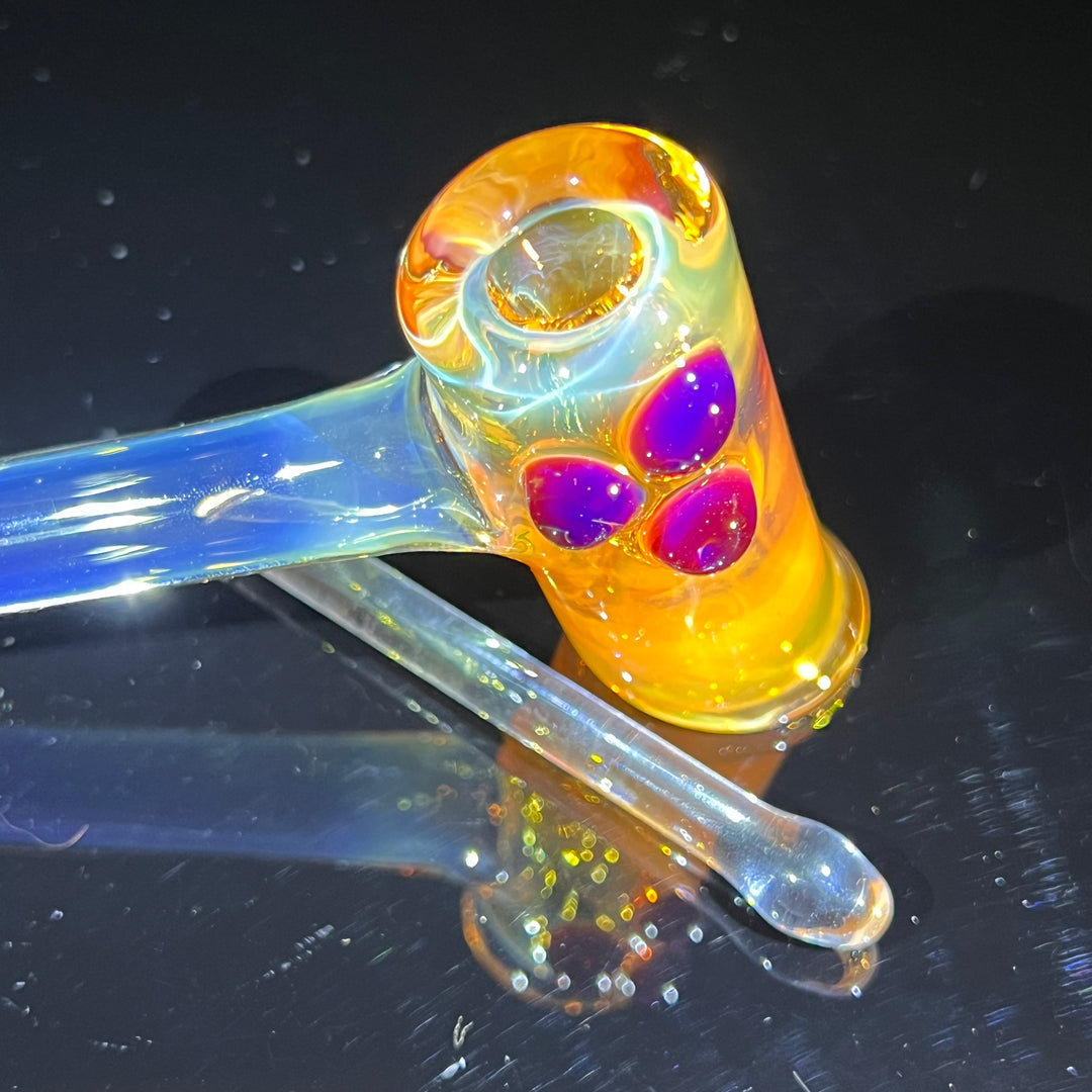 Silver Fumed Hash Hammer Glass Pipe KOP Glass   